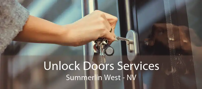 Unlock Doors Services Summerlin West - NV